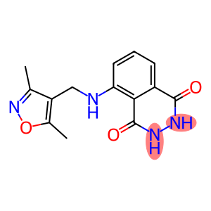 5-{[(3,5-dimethyl-1,2-oxazol-4-yl)methyl]amino}-1,2,3,4-tetrahydrophthalazine-1,4-dione