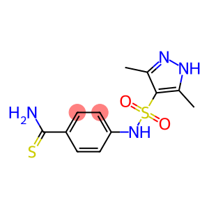 4-[(3,5-dimethyl-1H-pyrazole-4-)sulfonamido]benzene-1-carbothioamide