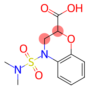 4-(dimethylsulfamoyl)-3,4-dihydro-2H-1,4-benzoxazine-2-carboxylic acid