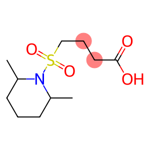 4-[(2,6-dimethylpiperidine-1-)sulfonyl]butanoic acid