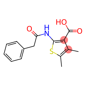 4,5-dimethyl-2-(2-phenylacetamido)thiophene-3-carboxylic acid