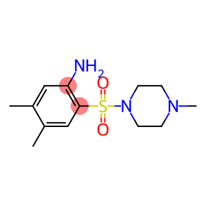 4,5-dimethyl-2-[(4-methylpiperazine-1-)sulfonyl]aniline