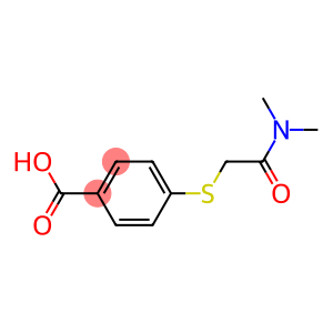 4-{[2-(dimethylamino)-2-oxoethyl]thio}benzoic acid