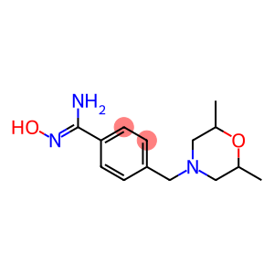 4-[(2,6-dimethylmorpholin-4-yl)methyl]-N'-hydroxybenzenecarboximidamide