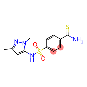 4-[(1,3-dimethyl-1H-pyrazol-5-yl)sulfamoyl]benzene-1-carbothioamide