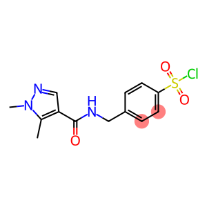 4-{[(1,5-dimethyl-1H-pyrazol-4-yl)formamido]methyl}benzene-1-sulfonyl chloride