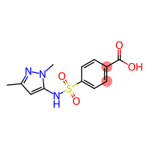 4-[(1,3-dimethyl-1H-pyrazol-5-yl)sulfamoyl]benzoic acid