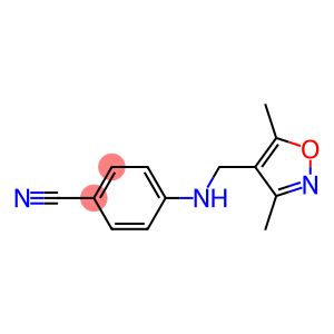 4-{[(3,5-dimethyl-1,2-oxazol-4-yl)methyl]amino}benzonitrile