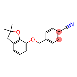 4-{[(2,2-dimethyl-2,3-dihydro-1-benzofuran-7-yl)oxy]methyl}benzonitrile