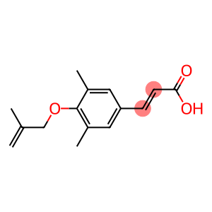 3-{3,5-dimethyl-4-[(2-methylprop-2-en-1-yl)oxy]phenyl}prop-2-enoic acid