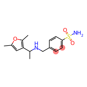 4-({[1-(2,5-dimethylfuran-3-yl)ethyl]amino}methyl)benzene-1-sulfonamide