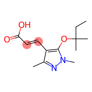 3-{1,3-dimethyl-5-[(2-methylbutan-2-yl)oxy]-1H-pyrazol-4-yl}prop-2-enoic acid