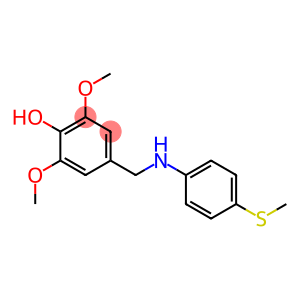 2,6-dimethoxy-4-({[4-(methylsulfanyl)phenyl]amino}methyl)phenol