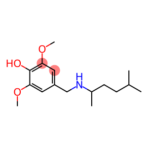 2,6-dimethoxy-4-{[(5-methylhexan-2-yl)amino]methyl}phenol