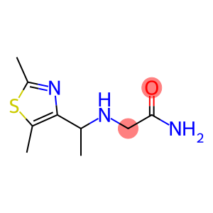 2-{[1-(2,5-dimethyl-1,3-thiazol-4-yl)ethyl]amino}acetamide