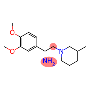 1-(3,4-dimethoxyphenyl)-2-(3-methylpiperidin-1-yl)ethanamine