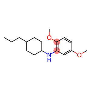 2,5-dimethoxy-N-(4-propylcyclohexyl)aniline