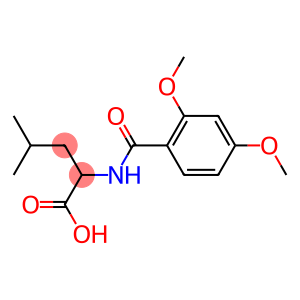 2-[(2,4-dimethoxyphenyl)formamido]-4-methylpentanoic acid