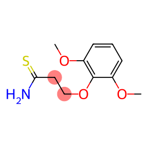 3-(2,6-dimethoxyphenoxy)propanethioamide