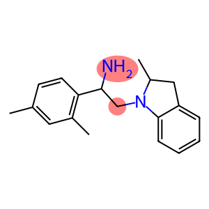 1-(2,4-dimethylphenyl)-2-(2-methyl-2,3-dihydro-1H-indol-1-yl)ethan-1-amine