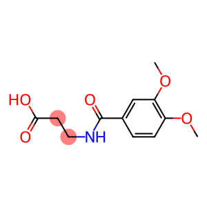 3-[(3,4-dimethoxybenzoyl)amino]propanoic acid