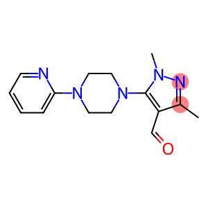 1,3-dimethyl-5-[4-(pyridin-2-yl)piperazin-1-yl]-1H-pyrazole-4-carbaldehyde