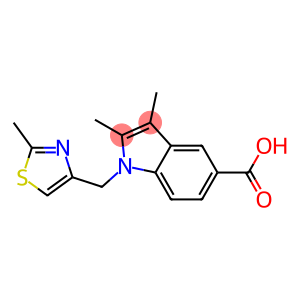 2,3-dimethyl-1-[(2-methyl-1,3-thiazol-4-yl)methyl]-1H-indole-5-carboxylic acid