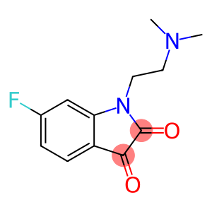 1-[2-(dimethylamino)ethyl]-6-fluoro-2,3-dihydro-1H-indole-2,3-dione