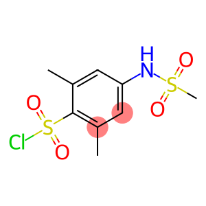 2,6-dimethyl-4-[(methylsulfonyl)amino]benzenesulfonyl chloride