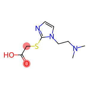 2-({1-[2-(dimethylamino)ethyl]-1H-imidazol-2-yl}sulfanyl)acetic acid