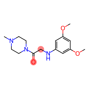 2-[(3,5-dimethoxyphenyl)amino]-1-(4-methylpiperazin-1-yl)ethan-1-one