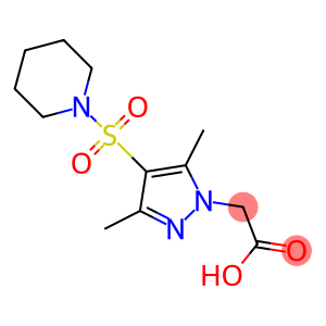 [3,5-dimethyl-4-(piperidin-1-ylsulfonyl)-1H-pyrazol-1-yl]acetic acid