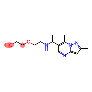 2-{2-[(1-{2,7-dimethylpyrazolo[1,5-a]pyrimidin-6-yl}ethyl)amino]ethoxy}ethan-1-ol