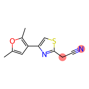 2-[4-(2,5-dimethylfuran-3-yl)-1,3-thiazol-2-yl]acetonitrile