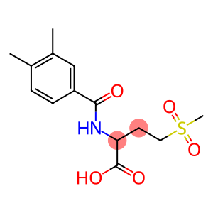 2-[(3,4-dimethylphenyl)formamido]-4-methanesulfonylbutanoic acid