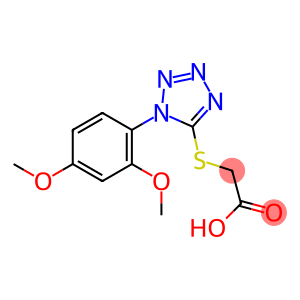 2-{[1-(2,4-dimethoxyphenyl)-1H-1,2,3,4-tetrazol-5-yl]sulfanyl}acetic acid