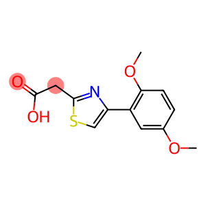 2-[4-(2,5-dimethoxyphenyl)-1,3-thiazol-2-yl]acetic acid