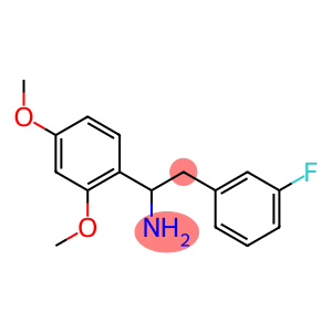 1-(2,4-dimethoxyphenyl)-2-(3-fluorophenyl)ethan-1-amine