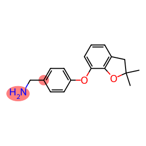 {4-[(2,2-dimethyl-2,3-dihydro-1-benzofuran-7-yl)oxy]phenyl}methanamine