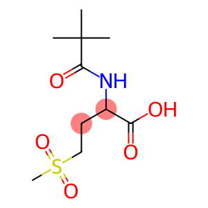 2-(2,2-dimethylpropanamido)-4-methanesulfonylbutanoic acid