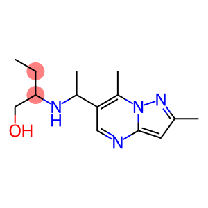 2-[(1-{2,7-dimethylpyrazolo[1,5-a]pyrimidin-6-yl}ethyl)amino]butan-1-ol