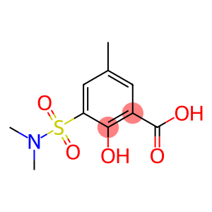 3-[(dimethylamino)sulfonyl]-2-hydroxy-5-methylbenzoic acid