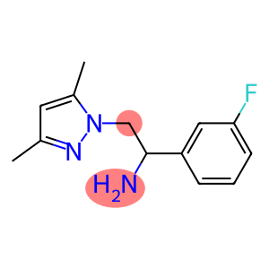 2-(3,5-dimethyl-1H-pyrazol-1-yl)-1-(3-fluorophenyl)ethan-1-amine