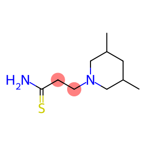 3-(3,5-dimethylpiperidin-1-yl)propanethioamide