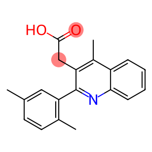 2-[2-(2,5-dimethylphenyl)-4-methylquinolin-3-yl]acetic acid