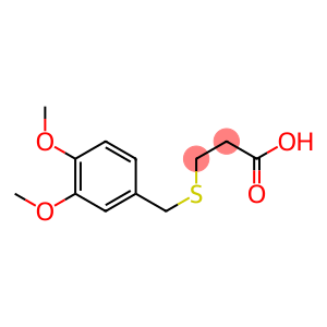 3-[(3,4-dimethoxybenzyl)thio]propanoic acid