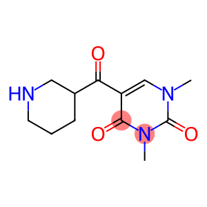 1,3-dimethyl-5-(piperidin-3-ylcarbonyl)-1,2,3,4-tetrahydropyrimidine-2,4-dione