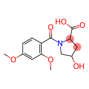 1-[(2,4-dimethoxyphenyl)carbonyl]-4-hydroxypyrrolidine-2-carboxylic acid