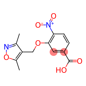 3-[(3,5-dimethylisoxazol-4-yl)methoxy]-4-nitrobenzoic acid