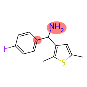 (2,5-dimethylthiophen-3-yl)(4-iodophenyl)methanamine